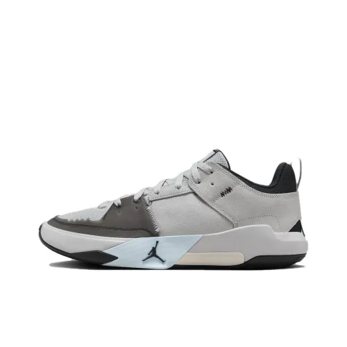 Джордан One Take 5 Нижняя юбка Устойчивая к истиранию Низкий топ Баскетбольные кроссовки Унисекс Серый