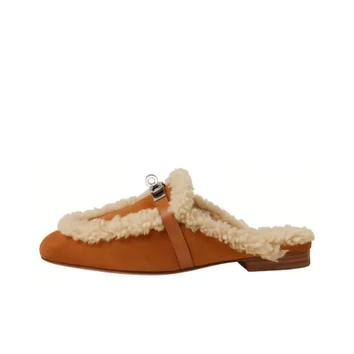 HERMES Oz Домашние тапочки Женские Коричневый