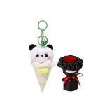 Панда+Стиль Шанель Платформа в Красном Розовом Гроздьях