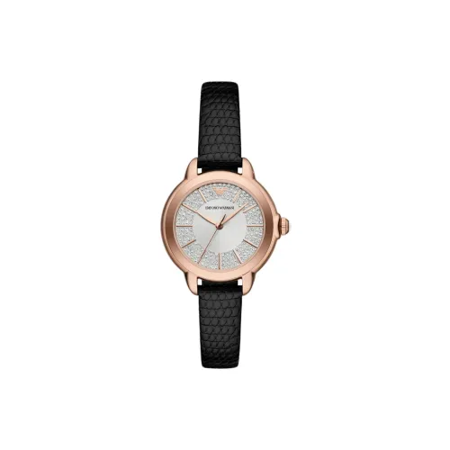 EMPORIO ARMANI Women's Watch Кварцевый механизм Серебристый циферблат