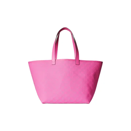 GUCCI Totissima Холст Тоут Сумка Сумка для покупок Сумка среднего размера Женская Розовая