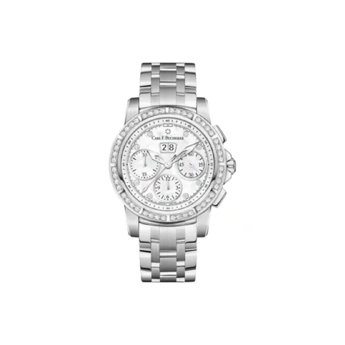 BUCHERER PATRAVI Collection Автоматический Механический Механизм Мужские Часы Часы 40 мм Белый Циферблат Корпус из Нержавеющей Стали