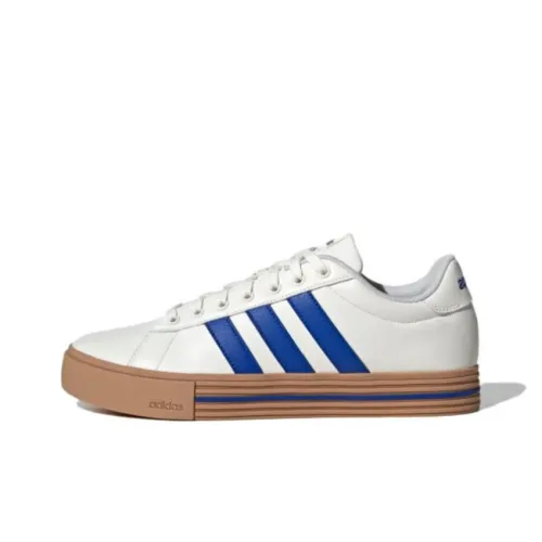 Adidas DAILY 4,0 Скейтборд Кроссовки Низкие Белый/Королевский Синий/Смола Желтый Унисекс