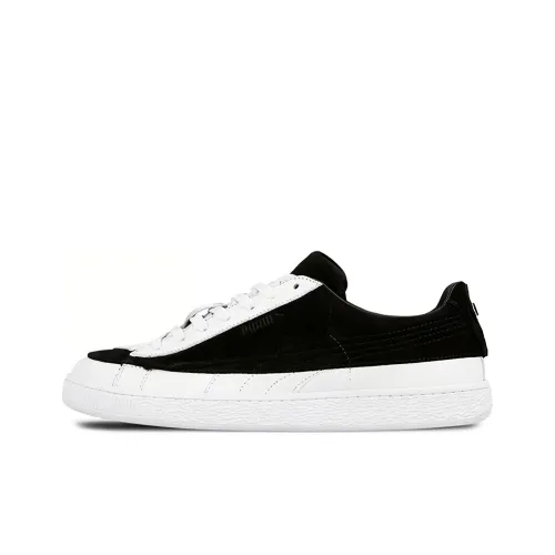 PUMA SUEDE Karl Lagerfeld Low Top Скейтборд Кроссовки Унисекс Белый Черный