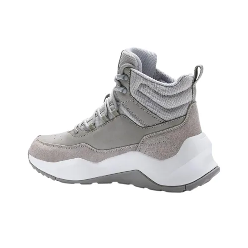 Hush Puppies Высокий Топ Повседневная Обувь Женская Серого Цвета