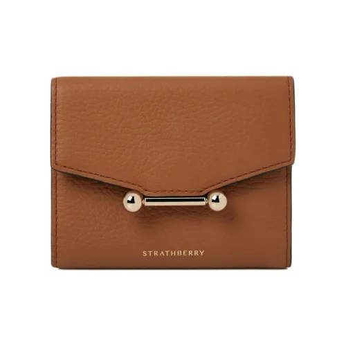 Strathberry Телячья кожа Кошелек Женские Коричневый