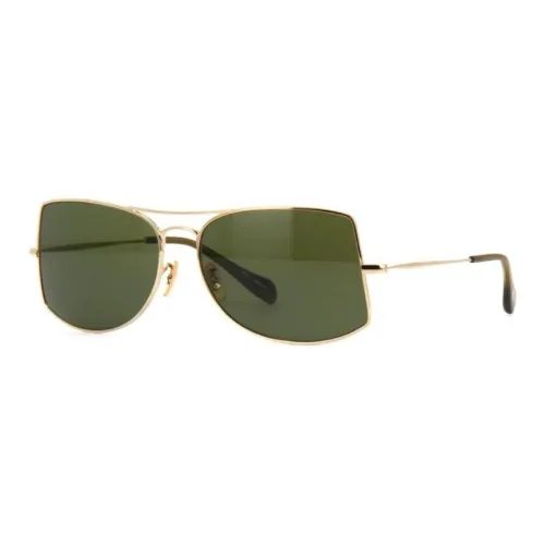 Oliver Peoples Aviator Солнцезащитные очки Мужские Золотые