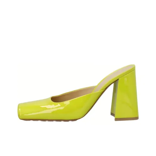 Bottega Veneta Lido Домашние тапочки Женские Неоново-желтый