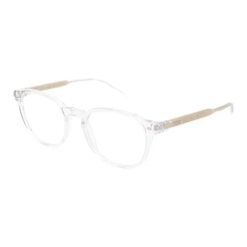 GIORGIO ARMANI Ацетатные овалные оправы для очков Мужские Прозрачные