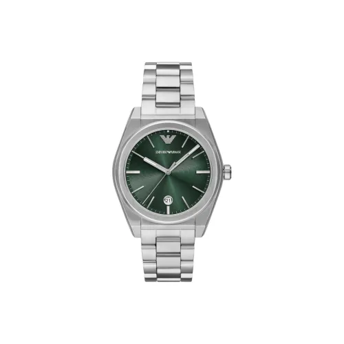 EMPORIO ARMANI Мужские часы Кварцевый механизм 41 мм Зеленый циферблат
