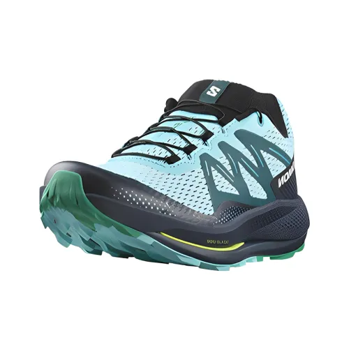 SALOMON Pulsar Trail Амортизаторы Shock Resistant Противоскользящие Устойчивые к истиранию Низкий Топ Беговые кроссовки Мужские Синий Черный