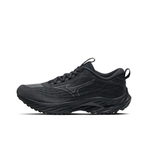 Кроссовки для бега Mizuno Wave Inspire 20, низкий топ, черный и серый цвет, мужской