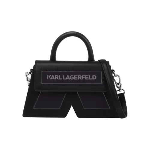 Сумка из кожи Karl Lagerfeld сумка через плечо маленькая сумка через плечо женская черная