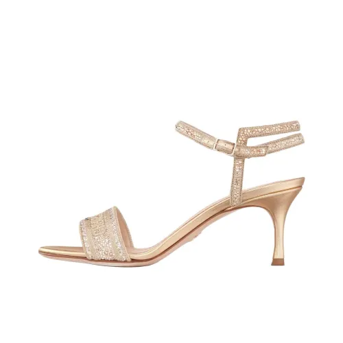 DIOR Dway One Ремешок Сандалии Женские Золотые