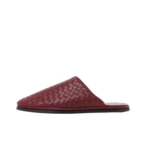 Bottega Veneta Intrecciato Домашние тапочки Бургундский Женские
