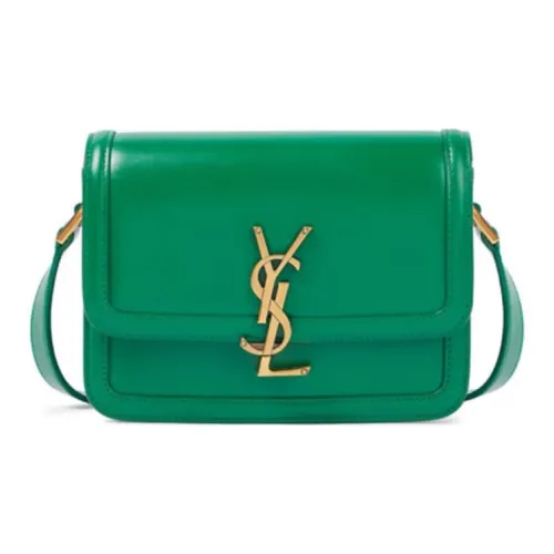SAINT LAURENT Solferino Коровья кожа Сумка через плечо Сумка на плечо Женская Травяной зеленый