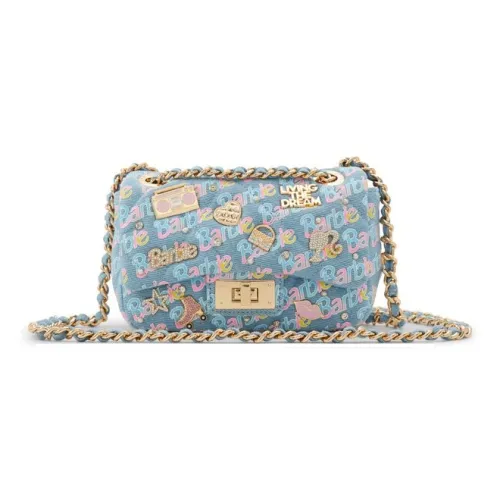 ALDO Barbie Collaboration Princess Cotton Shoulder Bag Women's Light Blue