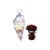 Котенок + Стиль Шанель Платформа в Красном Розовом Гроздьях