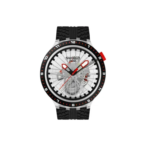 Swatch Quartz Механизм Унисекс Часы 47mm*44,8mm*11,75mm Скелет