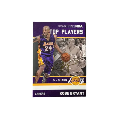 PANINI Lakers Kobe Bryant Черная Мамба Золотая ручка Подпись Подпись Редкая карта Спортивные карты 1 шт