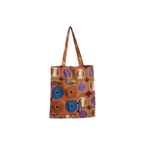 ROOTOTE Хлопковая сумка-тоут сумка через плечо женская желто-фиолетовая