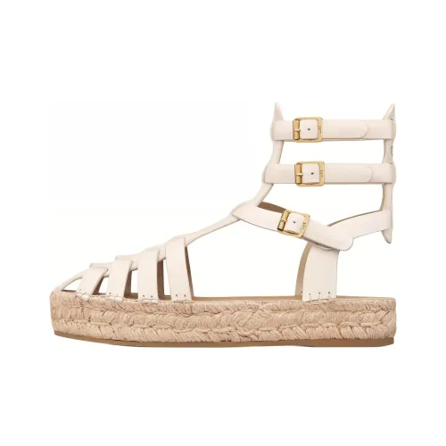 DIOR DIORIVIERA Римские Сандалии Женские Белые