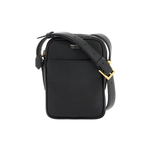 TOM FORD Сумка через плечо из козьей кожи мужская черная