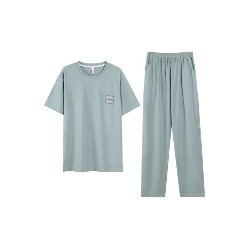 The Story Of The Flower Season Пижамный комплект Мужской Серый Синий