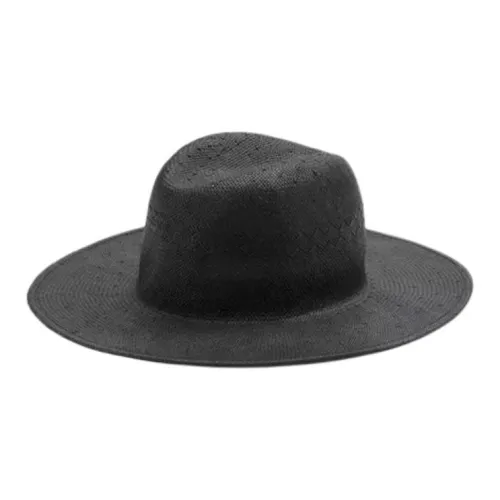 VINCE Бумага Солома Цилиндры Женские Черный Бежевый