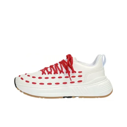 Bottega Veneta Speedster Спортивная повседневная обувь Женская Белая Красная