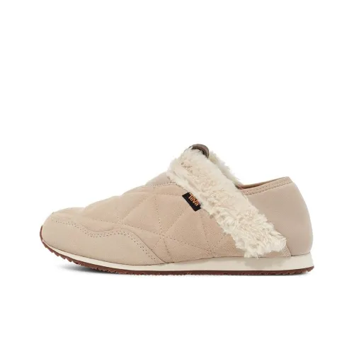 Teva Slip-resistant Abrasion-resistant Low Top Casual Shoes Women's Light Gray Тева Противоскользящие Устойчивые к истиранию Низкие Топ Повседневная Обувь Женская Светло-Серый