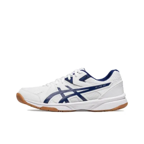 Asics RIVRE CF Бадминтонная обувь Низкий топ Белый/Синий Унисекс