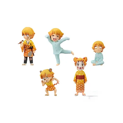 BANPRESTO Demon Slayer Kimetsu No Yaiba Зеницу Агацума Счастливый Draw Полный комплект из 5 штук