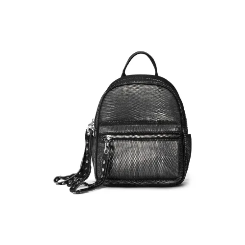 SEPTWOLVES Ткань Рюкзак Стандартный Женский Черный