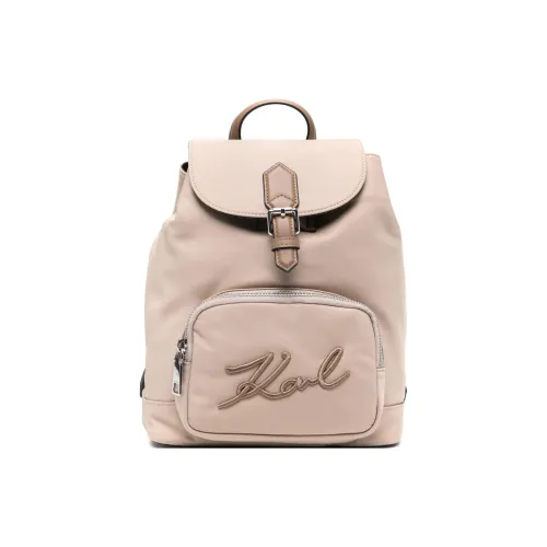 Рюкзак из переработанного полиамида Karl Lagerfeld унисекс песочно-бежевый