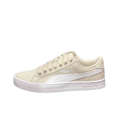 PUMA Smash Low Топ Скейтборд Кроссовки Унисекс Бежевый