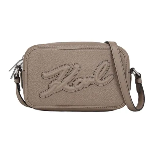 KARL LAGERFELD Переработанный полиуретан Camera сумка сумка через плечо женская серо-белая