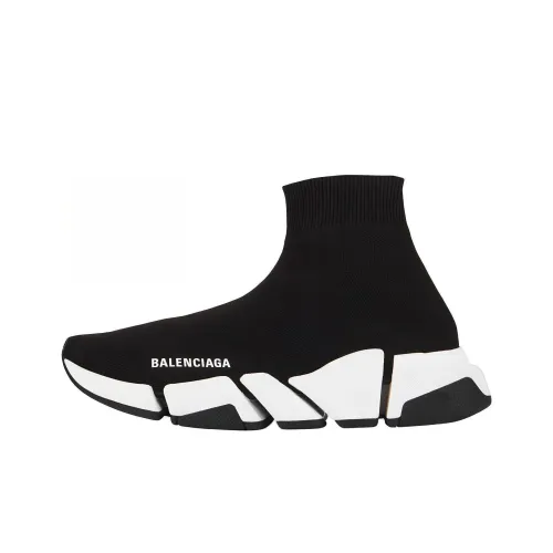 Balenciaga Speed 2,0 Спортивные кроссовки Женские Черный белый