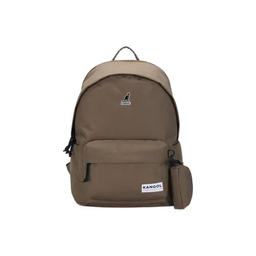 KANGOL Полиэстер Рюкзак Средний Мужской Коричневый