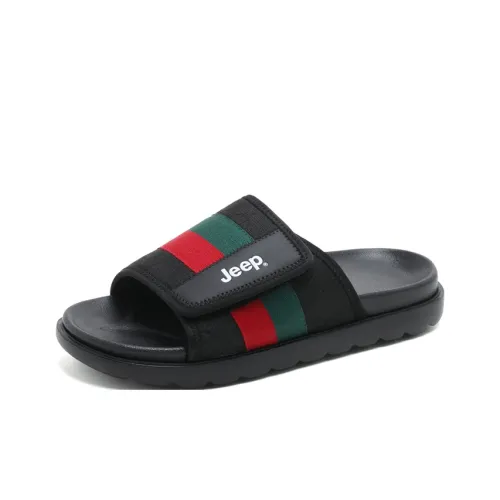 JEEP Slip-on с устойчивым нижним слоем Мужской Черный