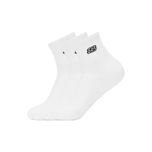 Skechers Sports Alliance Series 3 Pack Bright White Men's Socks