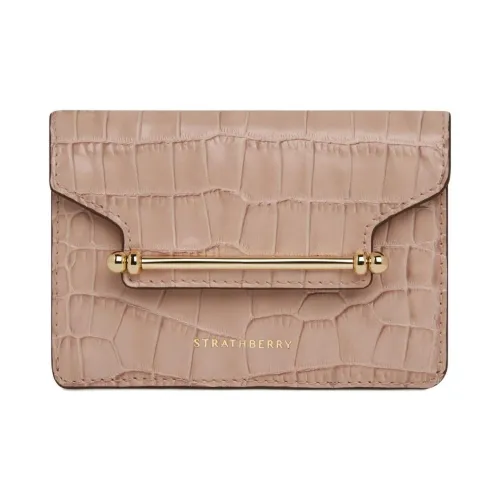 Strathberry Телячья кожа Кошелек Женские Бежевый