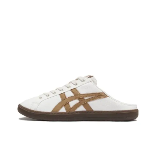 Onitsuka Tiger DD Trainer Sabot Slip-resistant и дышащий низкий топ повседневная обувь унисекс бежевый