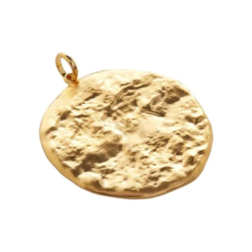 Monica Vinader 18К золото покрытие серебряные подвески женские золото