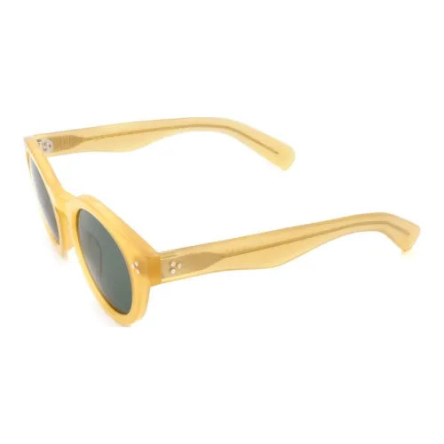 MOSCOT Ацетат OVAL SUNGLASSES Мужской Желтый