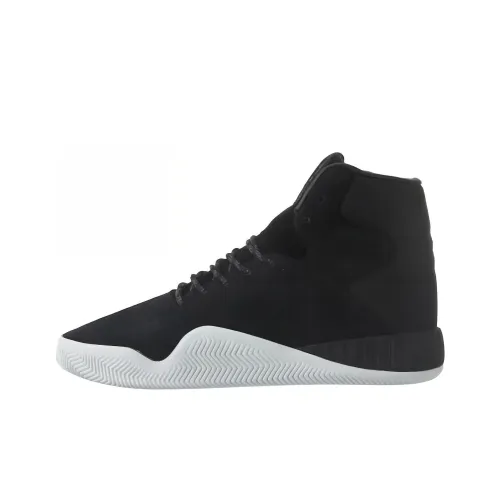 Adidas Originals TUBULAR Амортизация Износостойкий Высокий Топ Повседневная Обувь Унисекс Черный