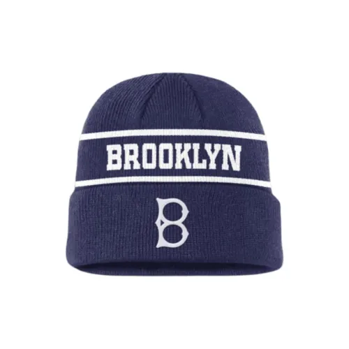 nike Акриловые шапки-бини Мужской Синий