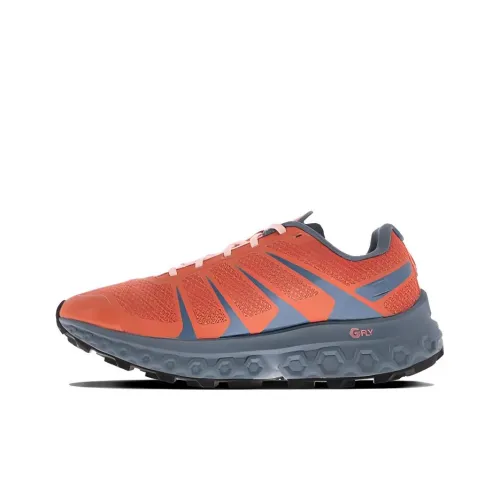 INOV 8 Беговые кроссовки Низкий топ Оранжевый/Серый Женские