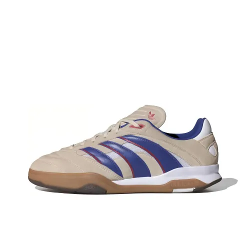 Adidas Originals PREDATOR MUNDIAL Противоскользящий устойчивый к истиранию Низкий топ Casual Унисекс Коричневый Синий