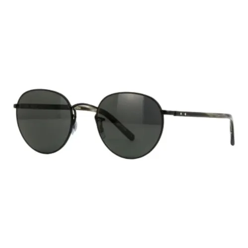 Oliver Peoples OVAL SUNGLASSES Мужской Черный